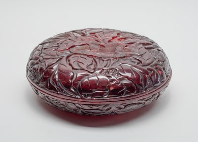 Collectible Chinese Cherry Amber Like Box