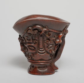 Chinese Export Sculpture of Cup