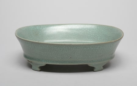 Chinese Ge Tpye Porcelain Brush Washer