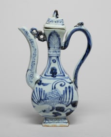 Chinese Blue & White Porcelain Pot