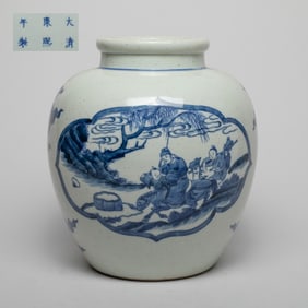 Chinese Export Porcelain Jar