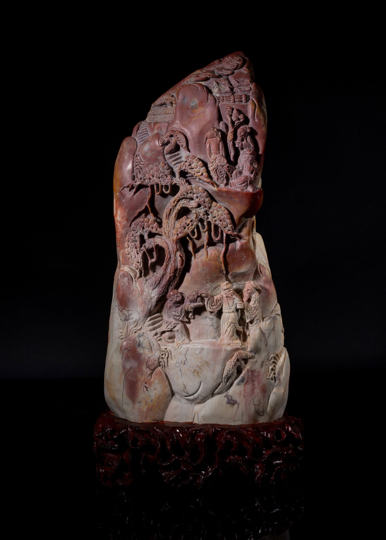 Large Chinese Shoushan Stone Sculpture (1 of 12)