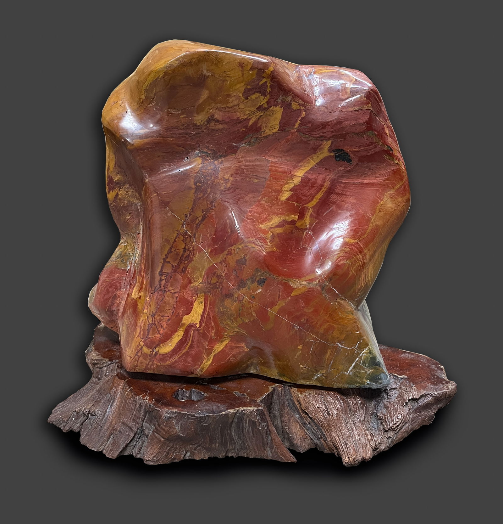 Large Chinese Export Jasper Scholar Stone (1 of 9)