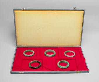Box of Chinese Export Bangles