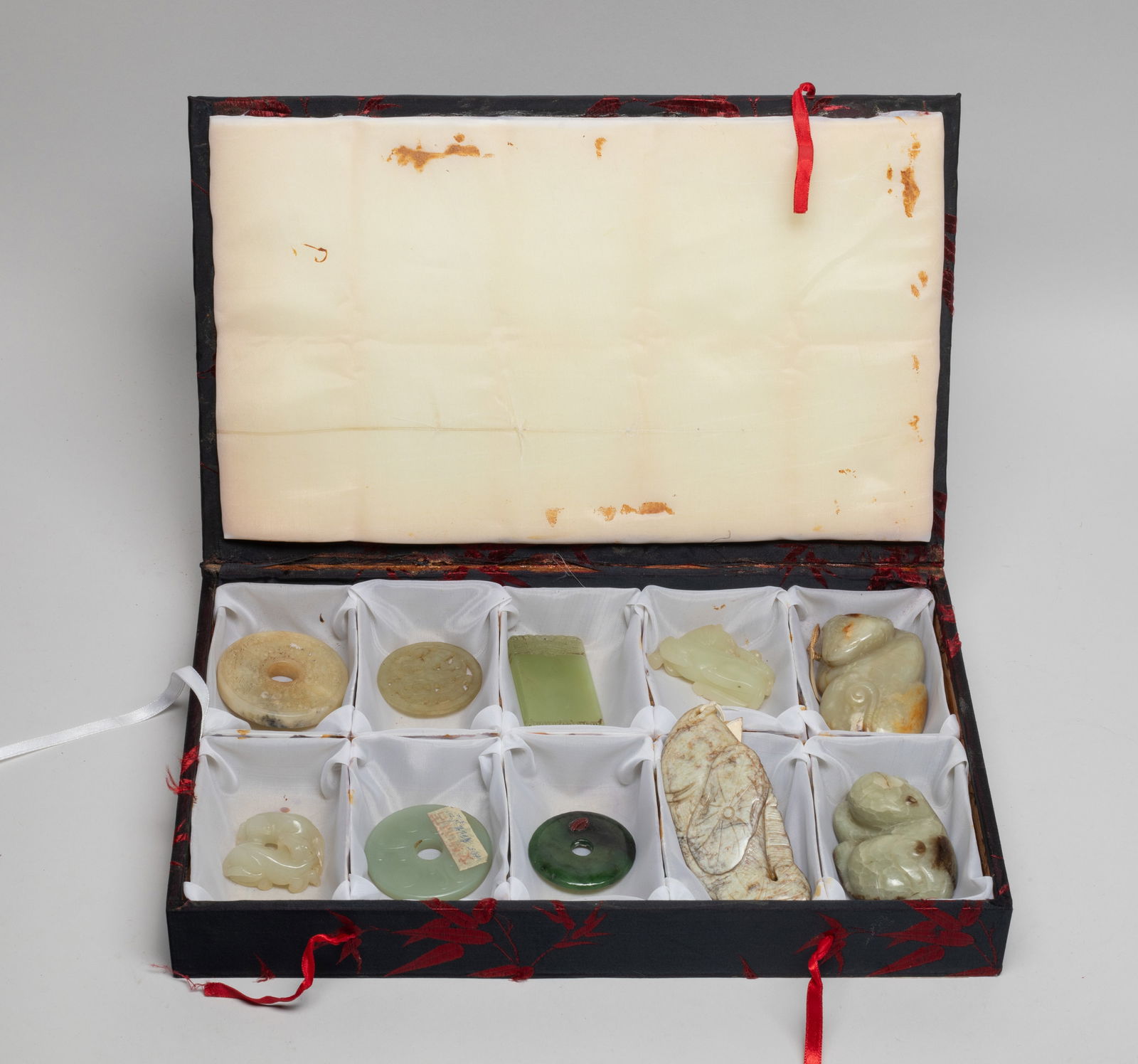 Large Set Chinese Export Jade Carvings (1 of 15)