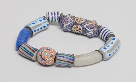 Chinese Dragon-fly Eye Glass Prayer Beads