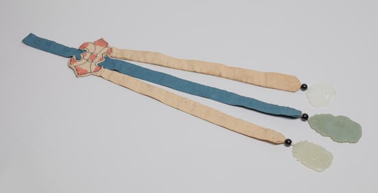 Chinese Export Jade Hanging Plaques