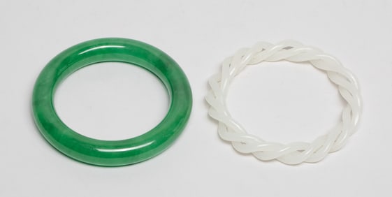 Chinese Export Jade Like Bangles