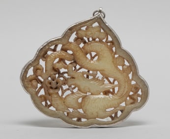 Chinese Export Jade Like Pendant