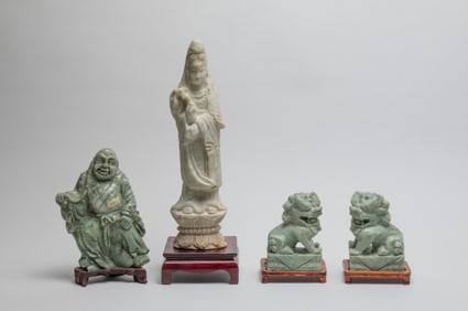 Chinese Jade / Stone Carved Sculptures