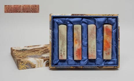 Chinese Export Shoushan Stone Seals
