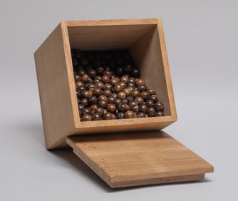 Box of Chinese Export Agarwood Beads