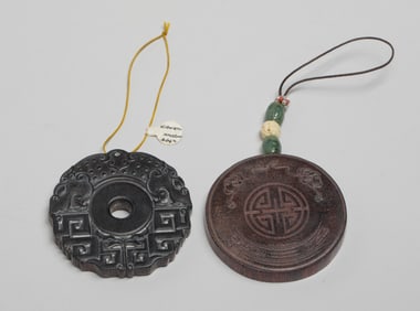 Two Chinese Export Plaques