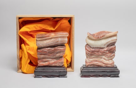 Two Chinese Export Special Scholar Stones
