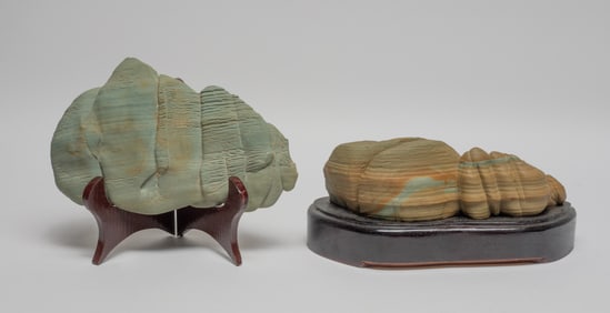 Two Chinese Thaihoi Scholar Stones