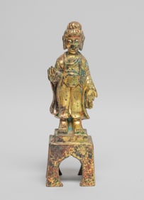 Chinese Gilt Bronze Buddha