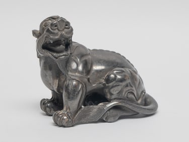 Collectible Chinese Metal Table Sculpture