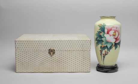 Vintage Japanese Cloisonne Vase