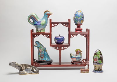 Chinese Export Cloisonne Pieces