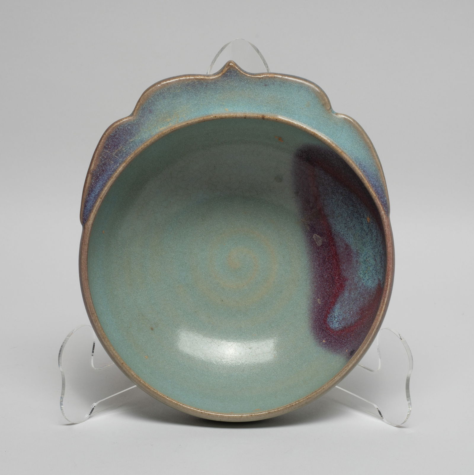 Chinese Jun Ware Porcelain Brush Washer (1 of 13)