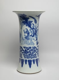 Tall Chinese Export Porcelain Vase