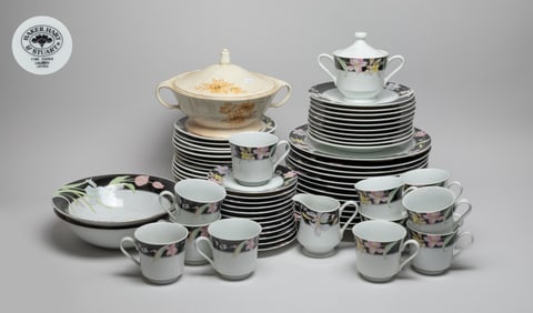 Estate Large Set Asian Porcelains