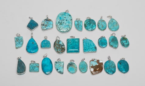 Collectible Turquoise Like Pendants