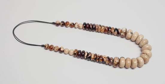 Vintage Continental Root Amber Necklace