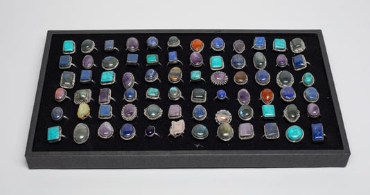 Amethyst, Lapis & Gemstone Rings