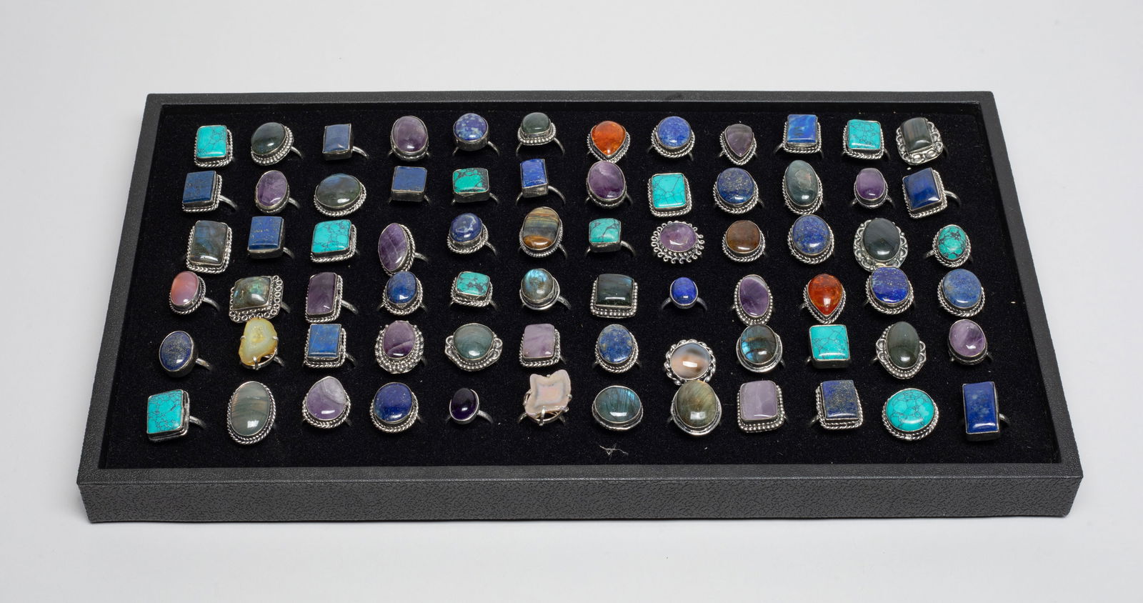 Amethyst, Lapis & Gemstone Rings (1 of 9)