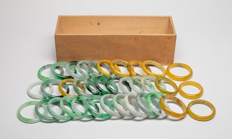 Estate Large Set Chinese Bangles
