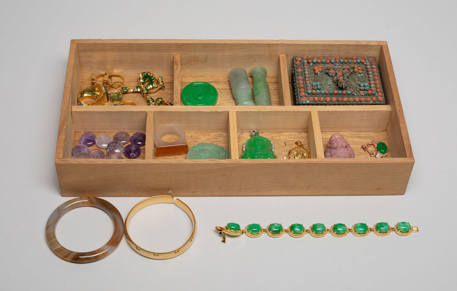 Estate Large Set Chinese Export Jewelry (1 of 15)