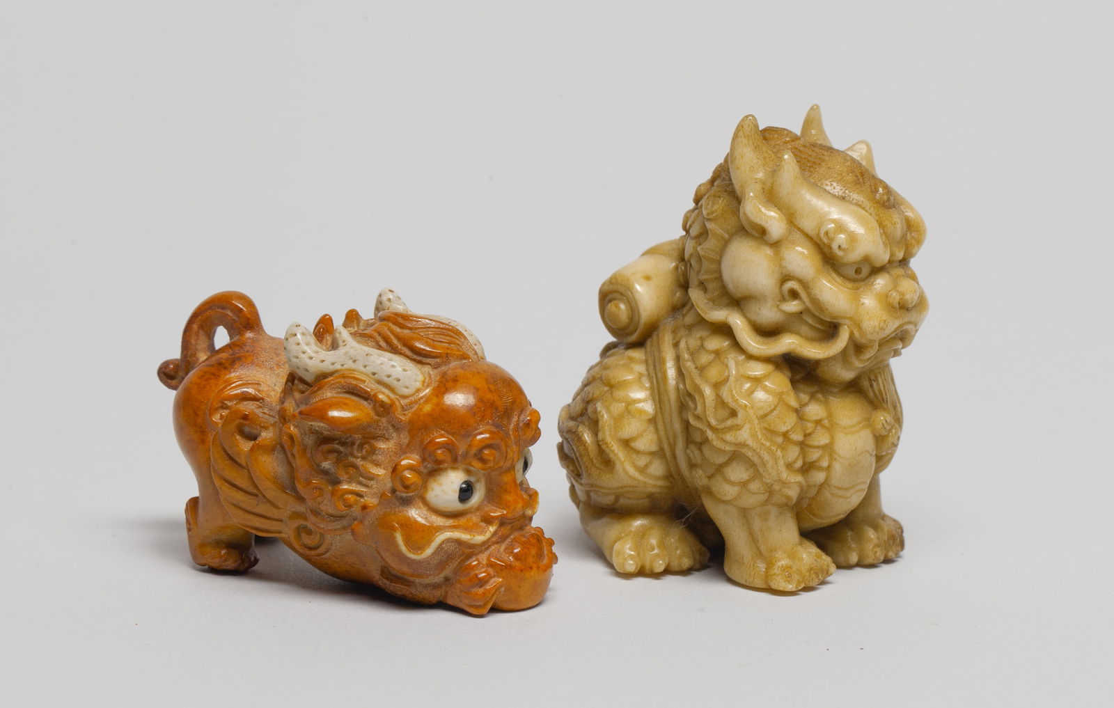 Two Japanese Hand Carved Netsuke (1 of 13)