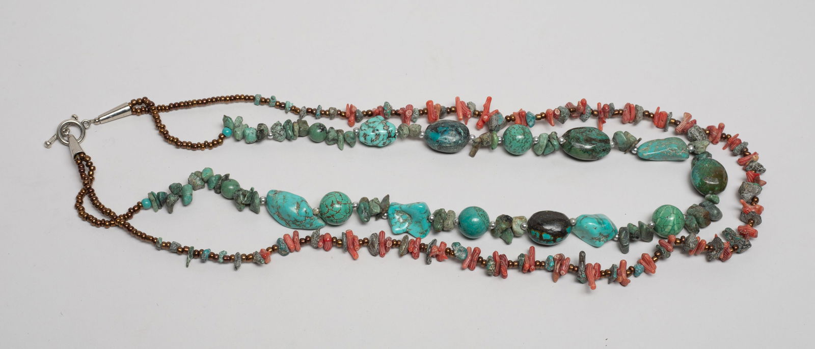 Southwestern Turquoise Like Necklace (1 of 8)