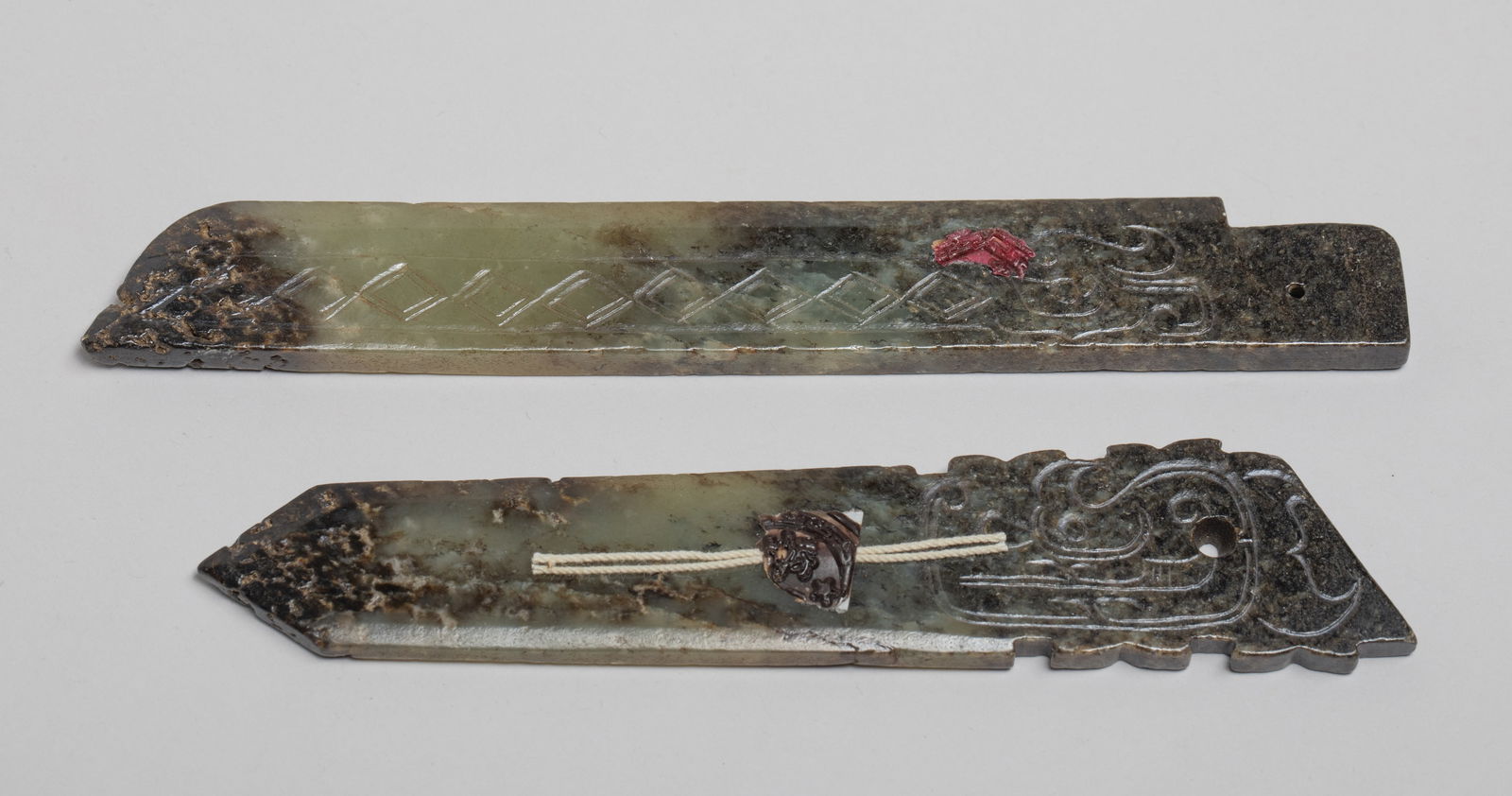 Two Chinese Jade Carved Axes (1 of 12)