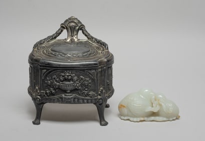 Chinese White Jade Carved Sculpture