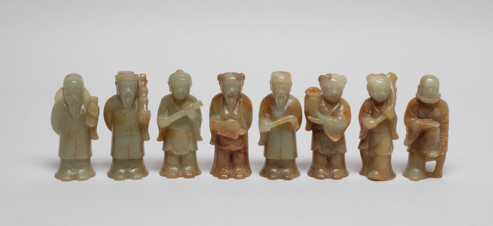 Chinese Russet Jade Carved Figures (1 of 10)