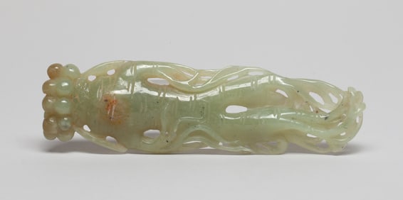 Chinese Jade Carved Armrest