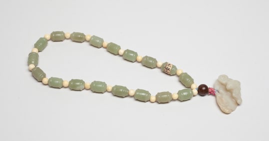 Chinese Jade Prayer Beads