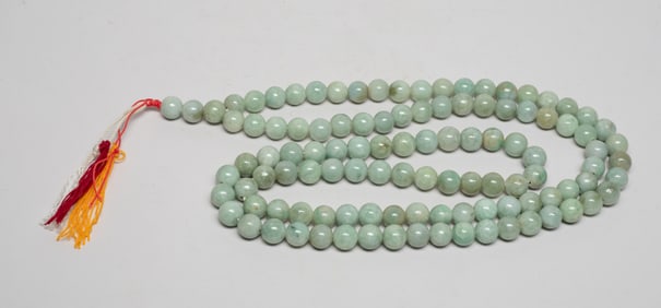 Chinese Jade Jadeite Prayer Beads