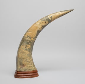 Tall Chinese Hand Carved Sculpture
