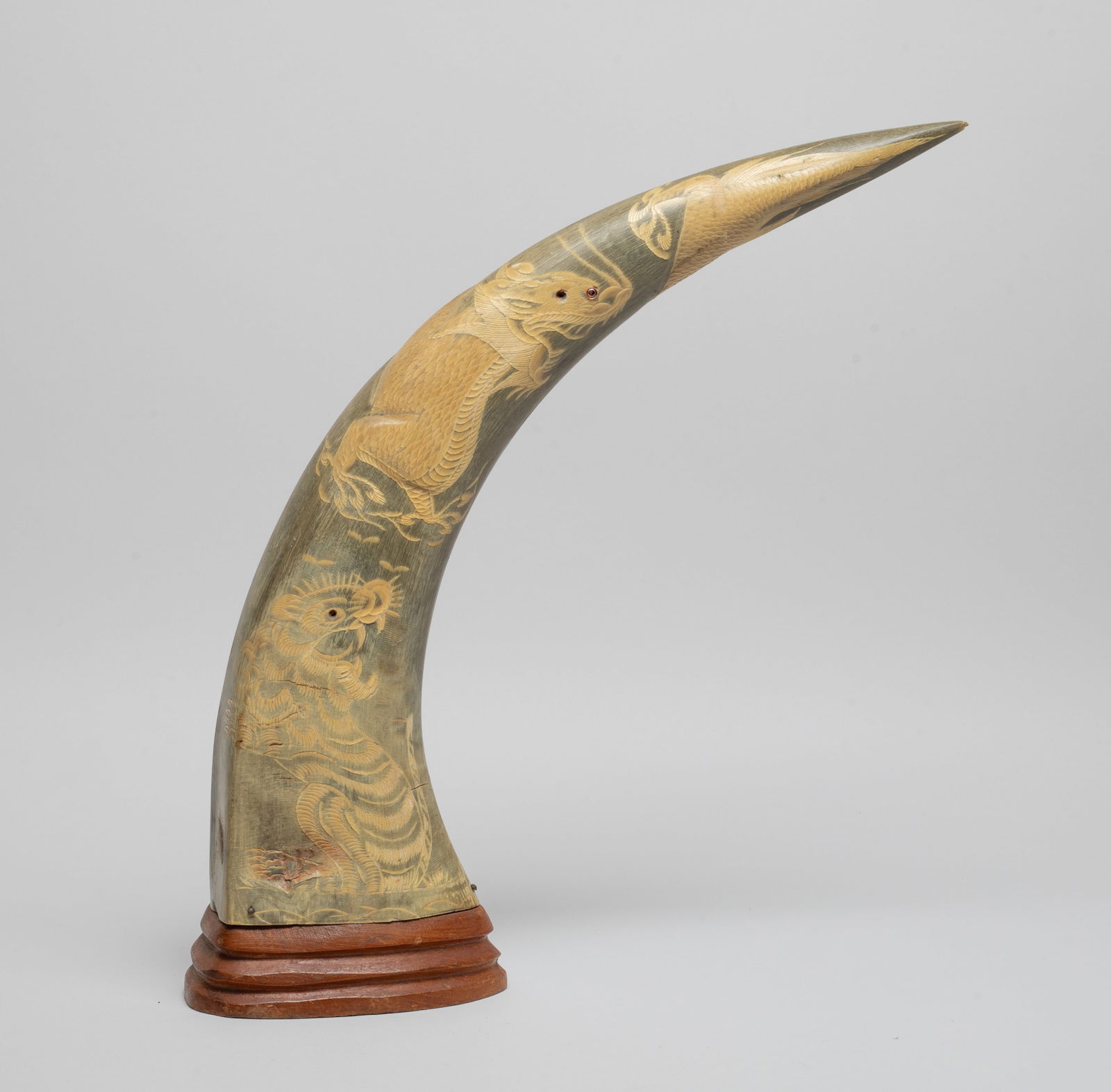 Tall Chinese Hand Carved Sculpture (1 of 11)