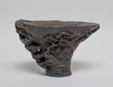 Chinese Export Bark of Agarwood Cup