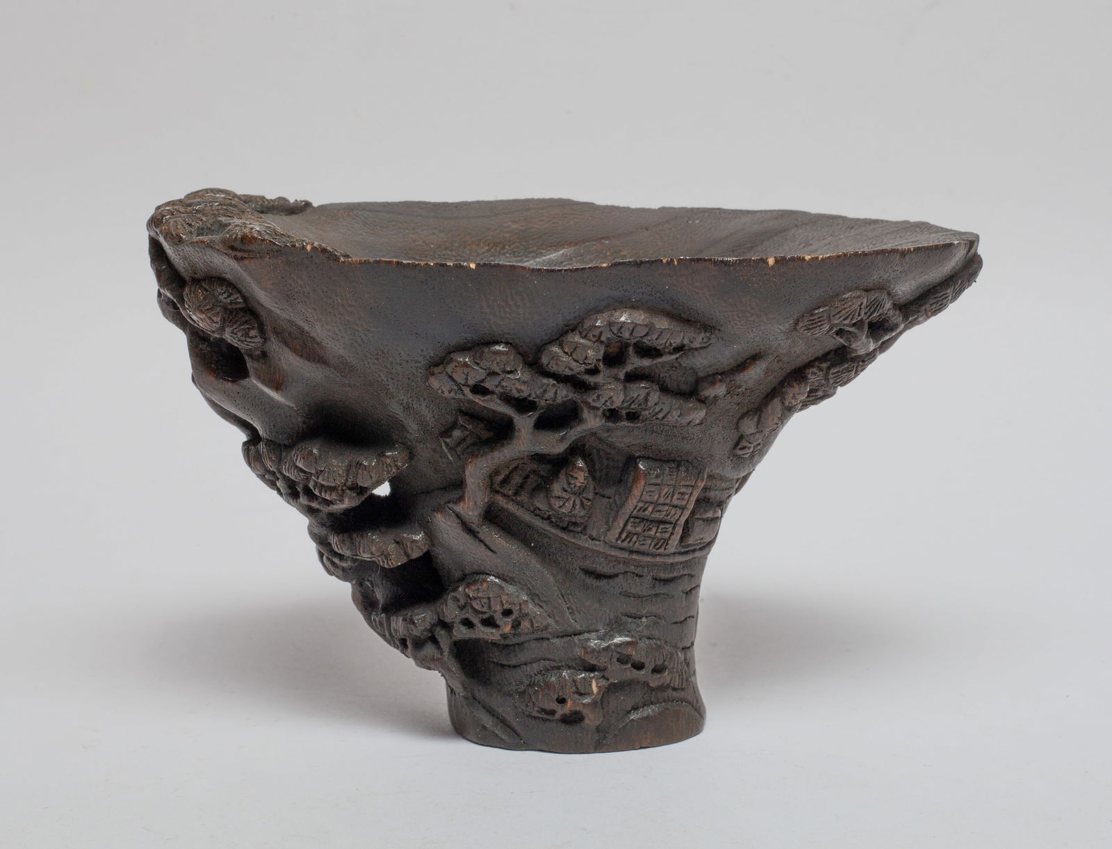 Chinese Export Bark of Agarwood Cup (1 of 12)