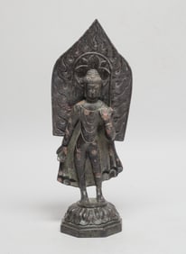 Collectible Chinese Bronze Sculpture of Buddha