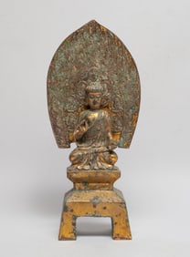 Chinese Gilt Bronze Buddha