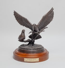 Vintage Bronze Table Sculpture