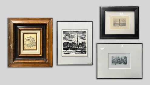 Estate Vintage Signed Wall Hanging Decors