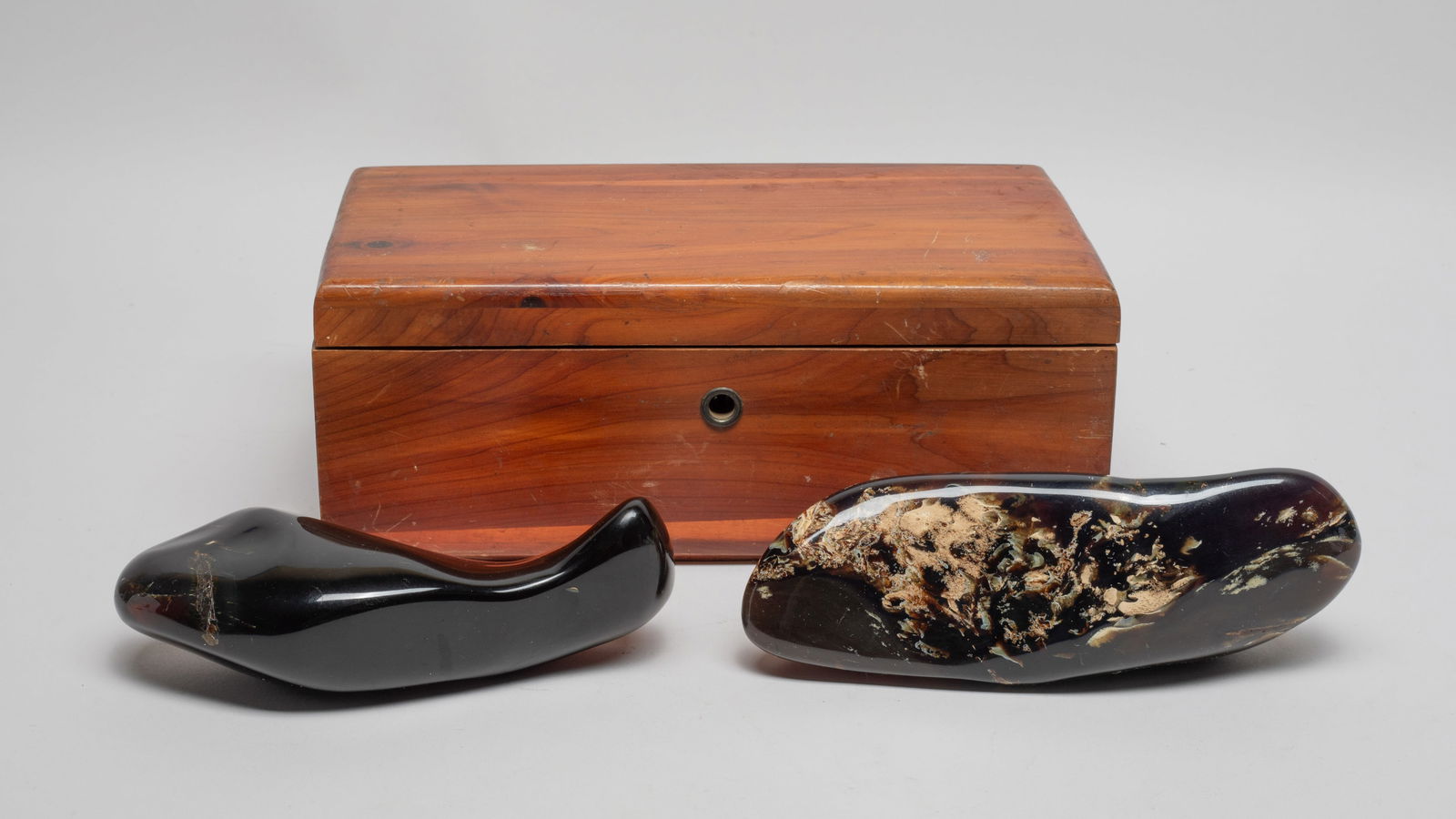 Estate Two Large Pieces Amber (1 of 12)