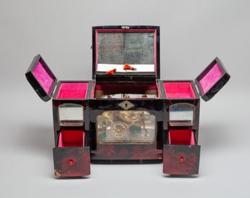Asian Lacquer Music Jewelry Box